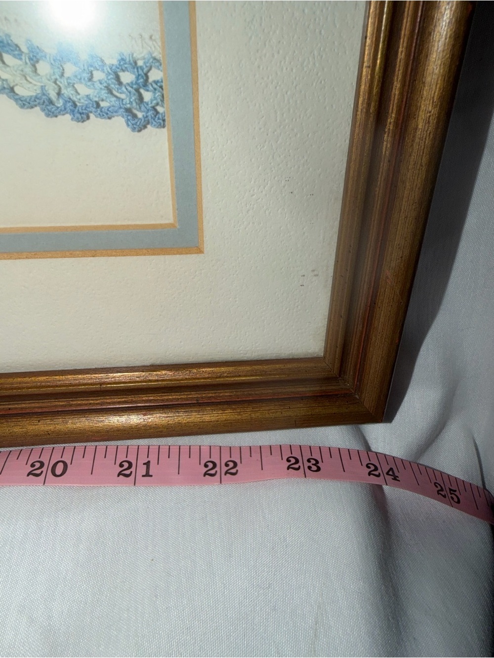 Vintage Hand-Embroidered & Crocheted "Southern Belle / Crinoline Lady" - Picture 8 of 8